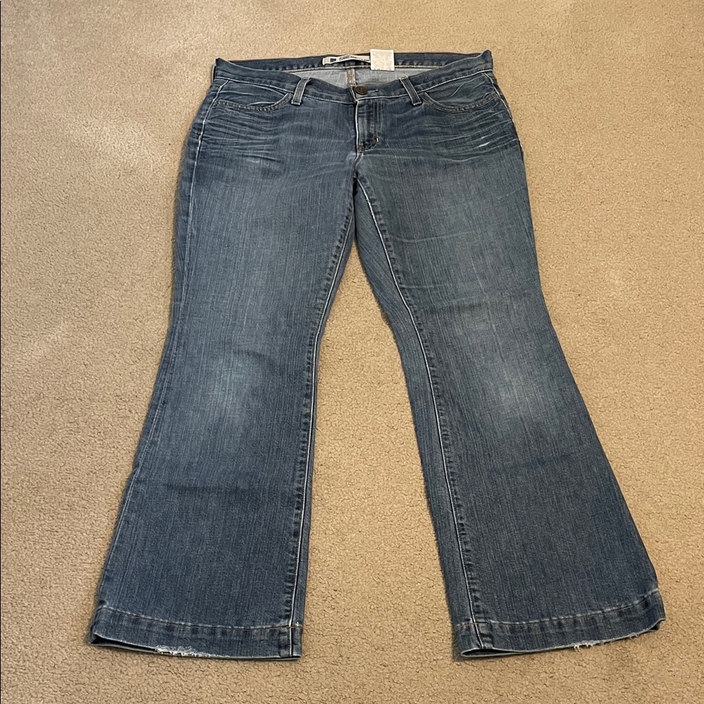 Gap Women's Blue Denim Long and Lean Jeans Size 8 Ankle (Good)